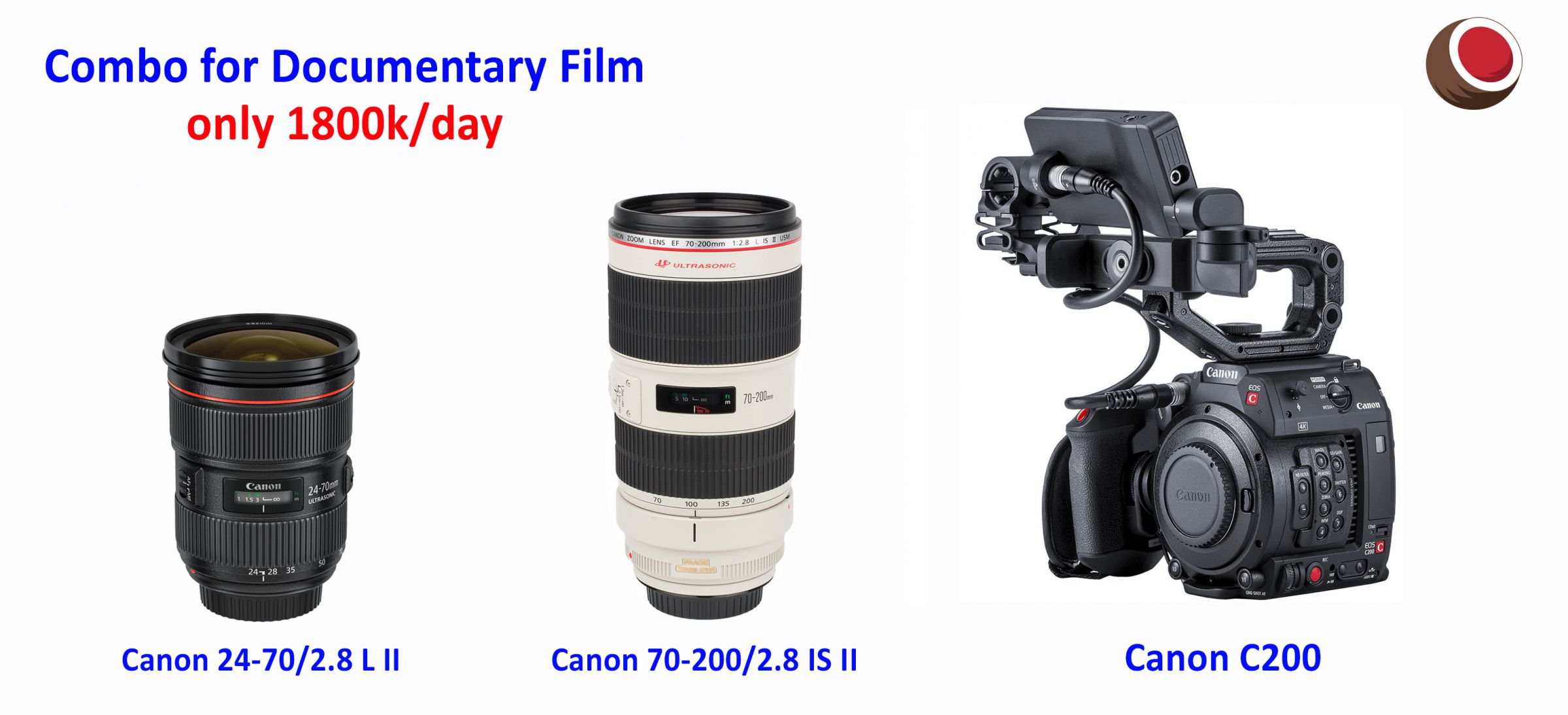 Combo Canon C200